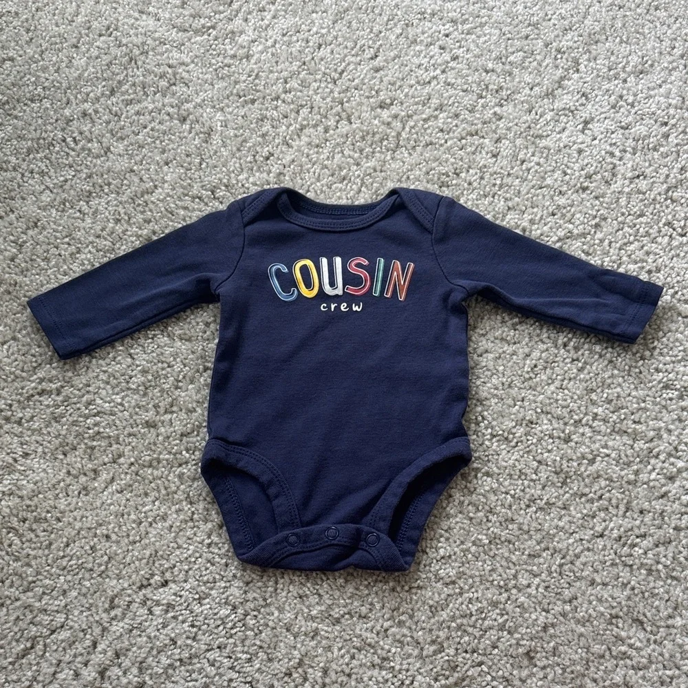 Carter's Navy Blue Cousin Crew Bodysuit